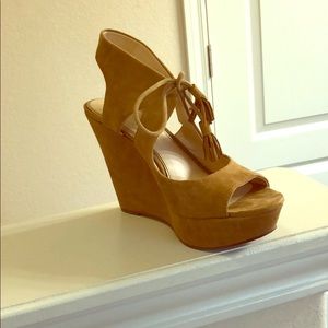 Jessica Simpson Suede Wedges 8.5